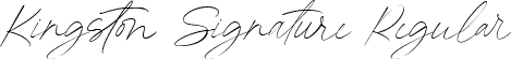 Kingston Signature Regular font | Kingston Signature.ttf