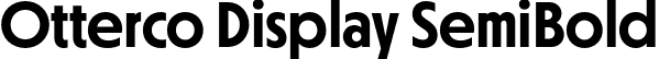 Otterco Display SemiBold font | OttercoDisplay-SemiBold.otf