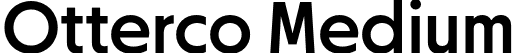Otterco Medium font | Otterco-Medium.otf