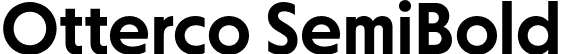 Otterco SemiBold font | Otterco-SemiBold.otf