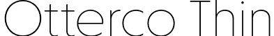 Otterco Thin font | Otterco-Thin.otf