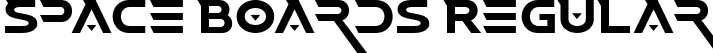 Space Boards Regular font | Space Boards.ttf