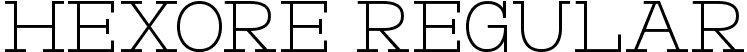 Hexore Regular font | Hexore-RpgMA.ttf