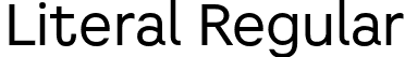 Literal Regular font | Literal - Regular (Personal use).otf