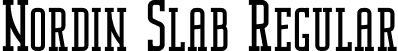 Nordin Slab Regular font | Nordin Slab Regular.otf