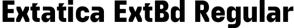 Extatica ExtBd Regular font | Extatica-ExtraBold.otf