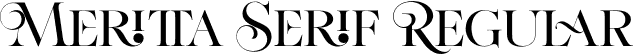 Meritta Serif Regular font | Meritta Serif.otf