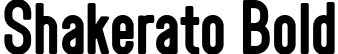 Shakerato Bold font | Shakerato-Bold.otf