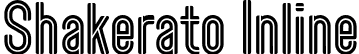 Shakerato Inline font | Shakerato-Inline.otf