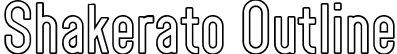 Shakerato Outline font | Shakerato-Outline.otf