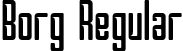 Borg Regular font | Borg.ttf