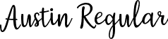 Austin Regular font | Austin.otf