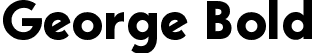 George Bold font | George-Bold.ttf