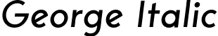 George Italic font | George-Italic.otf