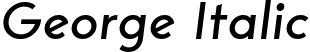 George Italic font | George-Italic.ttf