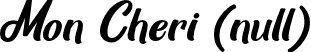 Mon Cheri (null) font | MonCheri.otf