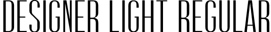 DESIGNER LIGHT REGULAR font | Designer-Light.otf