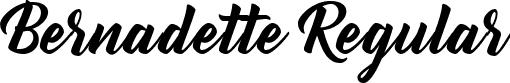 Bernadette Regular font | bernadette.ttf