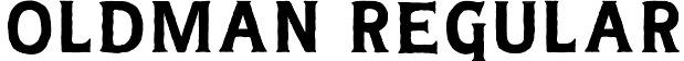 OldMan Regular font | OldMan.ttf