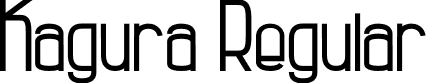 Kagura Regular font | Kagura.otf