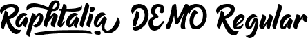 Raphtalia DEMO Regular font | Raphtalia DEMO.otf