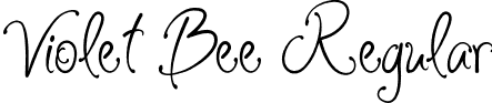 Violet Bee Regular font | Violet Bee.otf