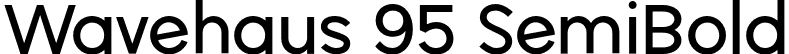 Wavehaus 95 SemiBold font | Wavehaus-95SemiBold.otf