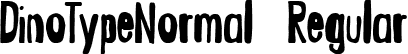 DinoTypeNormal Regular font | DinoTypeNormal.ttf