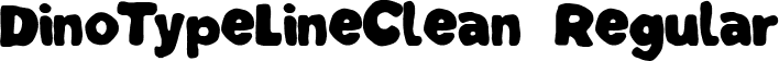 DinoTypeLineClean Regular font | DinoTypeLineClean.ttf