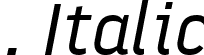 . Italic font | noway_regular_italic-webfont.otf