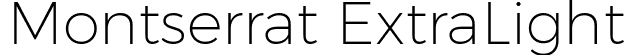 Montserrat ExtraLight font | Montserrat-ExtraLight.ttf