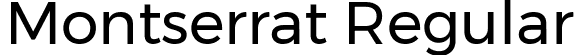 Montserrat Regular font | Montserrat-Regular.ttf