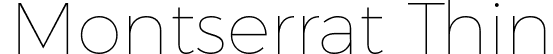 Montserrat Thin font | Montserrat-Thin.ttf