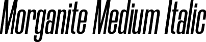 Morganite Medium Italic font | Morganite-MediumItalic.ttf