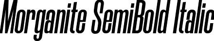 Morganite SemiBold Italic font | Morganite-SemiBoldItalic.ttf