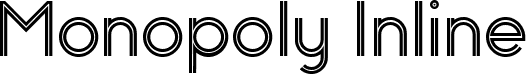 Monopoly Inline font | MONOPOLY_INLINE.ttf