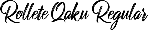 Rollete Qaku Regular font | RolleteQaku-Regular.otf