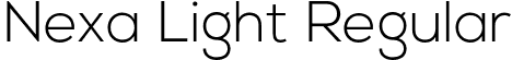 Nexa Light Regular font | Nexa Light.otf