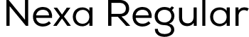 Nexa Regular font | NexaRegular.otf