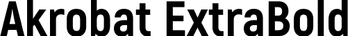 Akrobat ExtraBold font | Akrobat-ExtraBold.otf