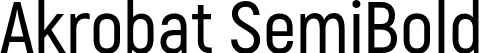 Akrobat SemiBold font | Akrobat-SemiBold.otf