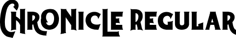 CHrONicLe Regular font | Chronicle.ttf