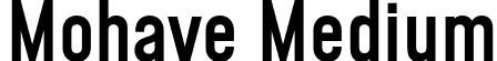 Mohave Medium font | Mohave-Medium.otf