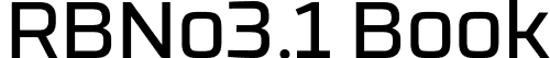 RBNo3.1 Book font | RBNo3.1-Book.otf