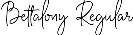 Bettalony Regular font | Bettalony-Font-by-Keithzo.otf