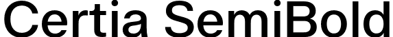 Certia SemiBold font | Certia-SemiBold.otf