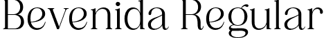 Bevenida Regular font | Bevenida-Regular.otf