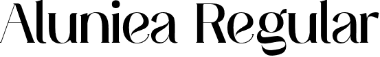 Aluniea Regular font | aluniea-regular.otf