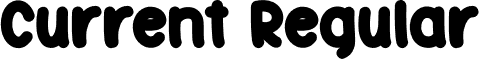 Current Regular font | Current.otf