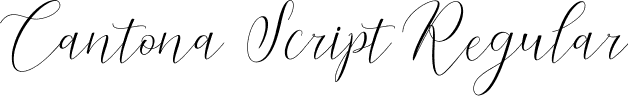 Cantona Script Regular font | CantonaScript_PERSONAL_USE.ttf